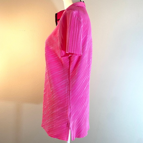 Jamie Sadock Crinkled Zip Neck Golf Shirt - Picture 2 of 12